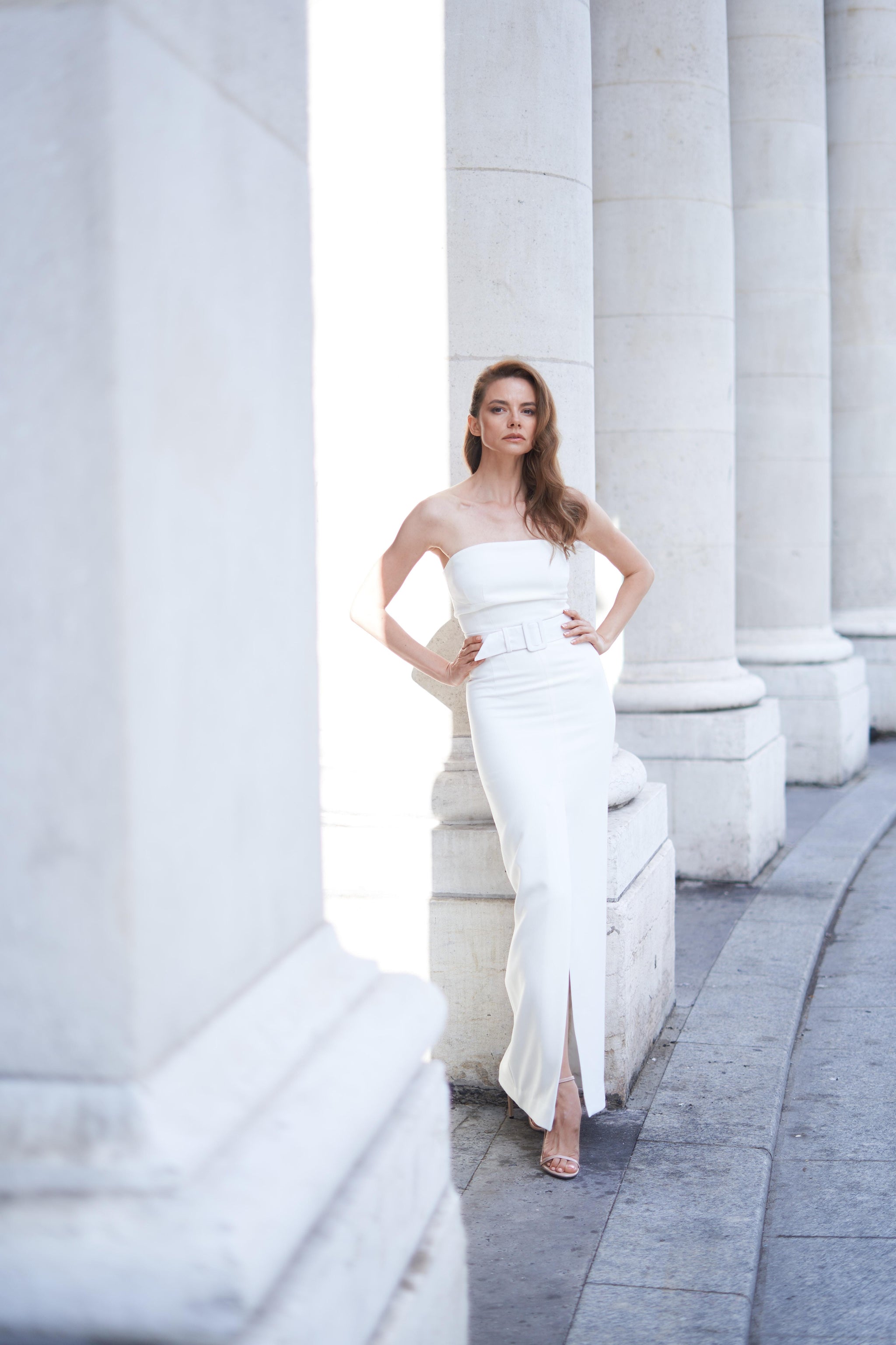 White Formal Dresse