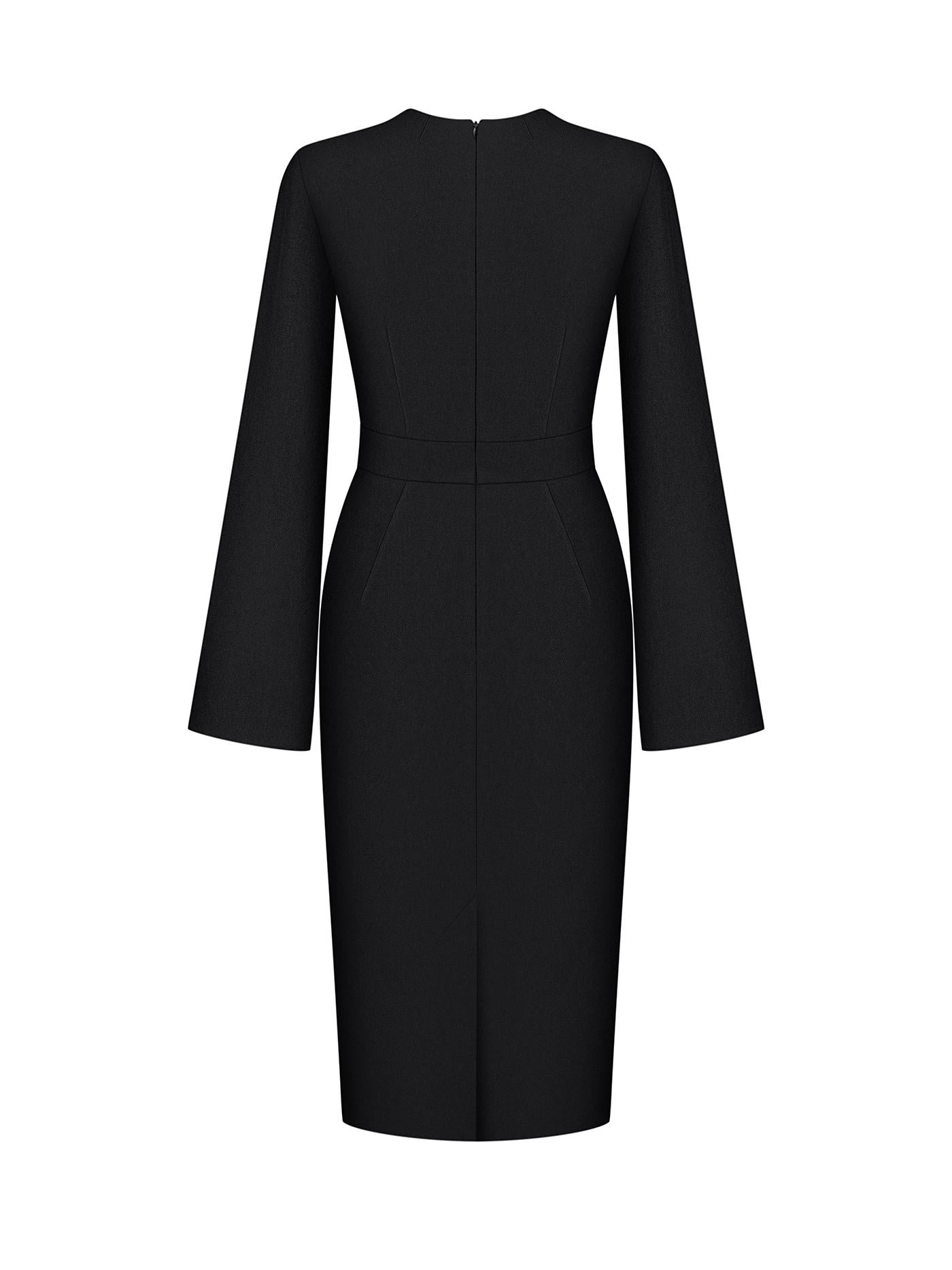 Sculpted Midi Dress