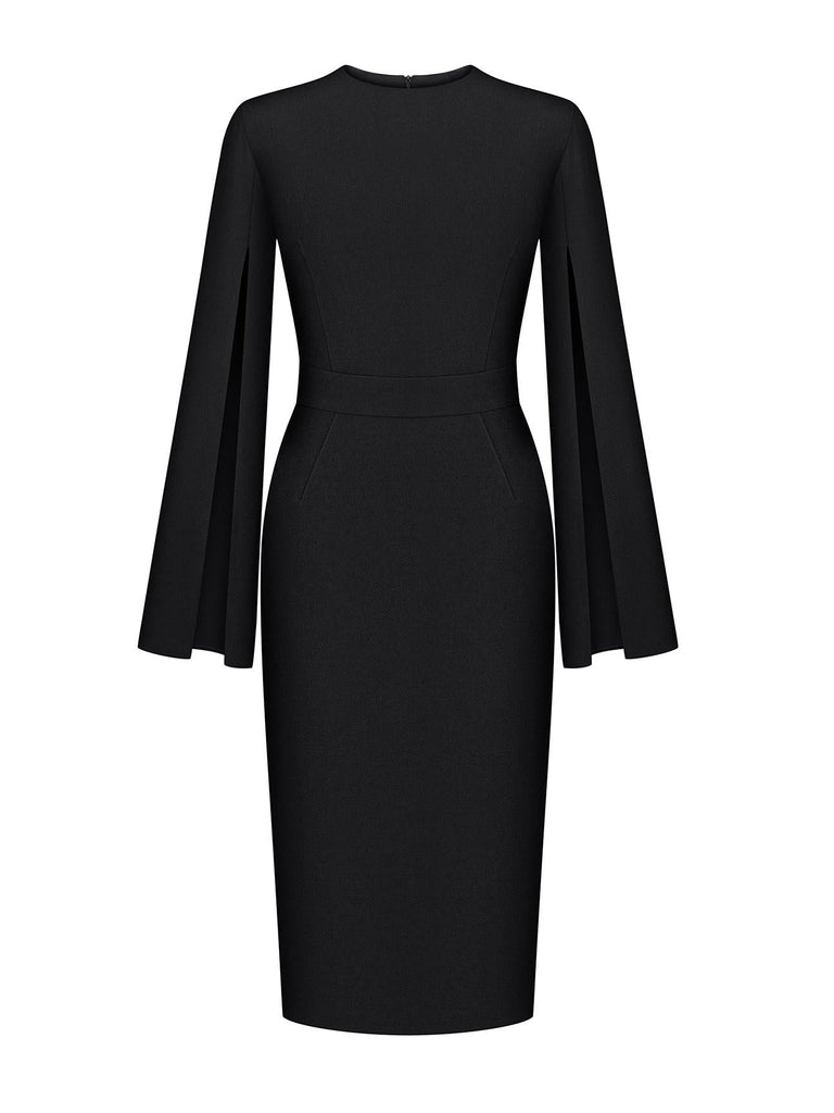 Sculpted Midi Dress | Designer Tailored Sheath XS / Off White Sculpted Midi Dress | Designer Tailored Sheath XS / Off White