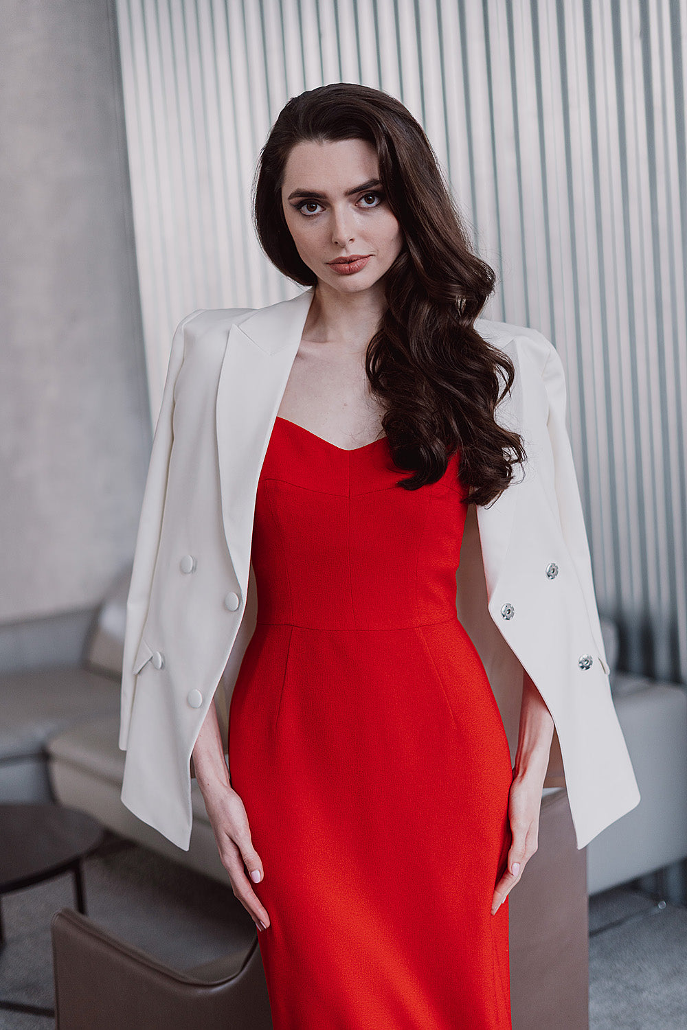 The Signature Red Pearl Dress The Signature Red Pearl Dress