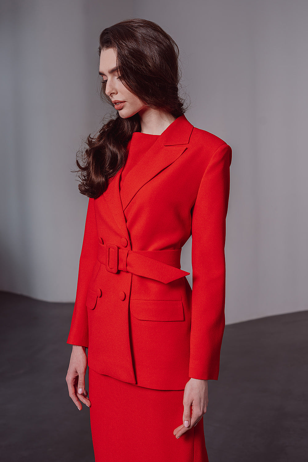 Classic Jackets and Blazers for Women Anastasiia Ivanova Red / Xs