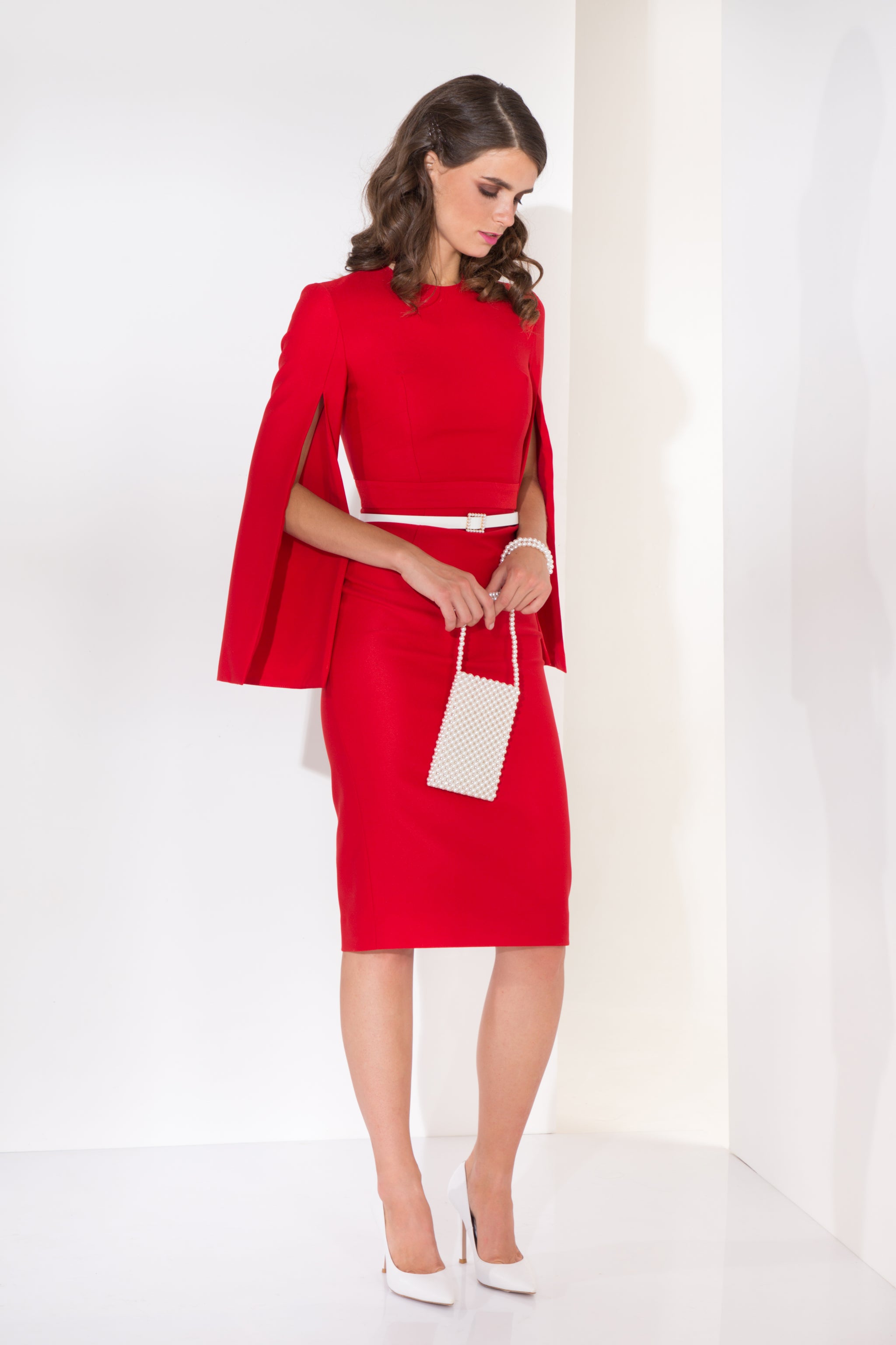 Red Cape Dress – Power