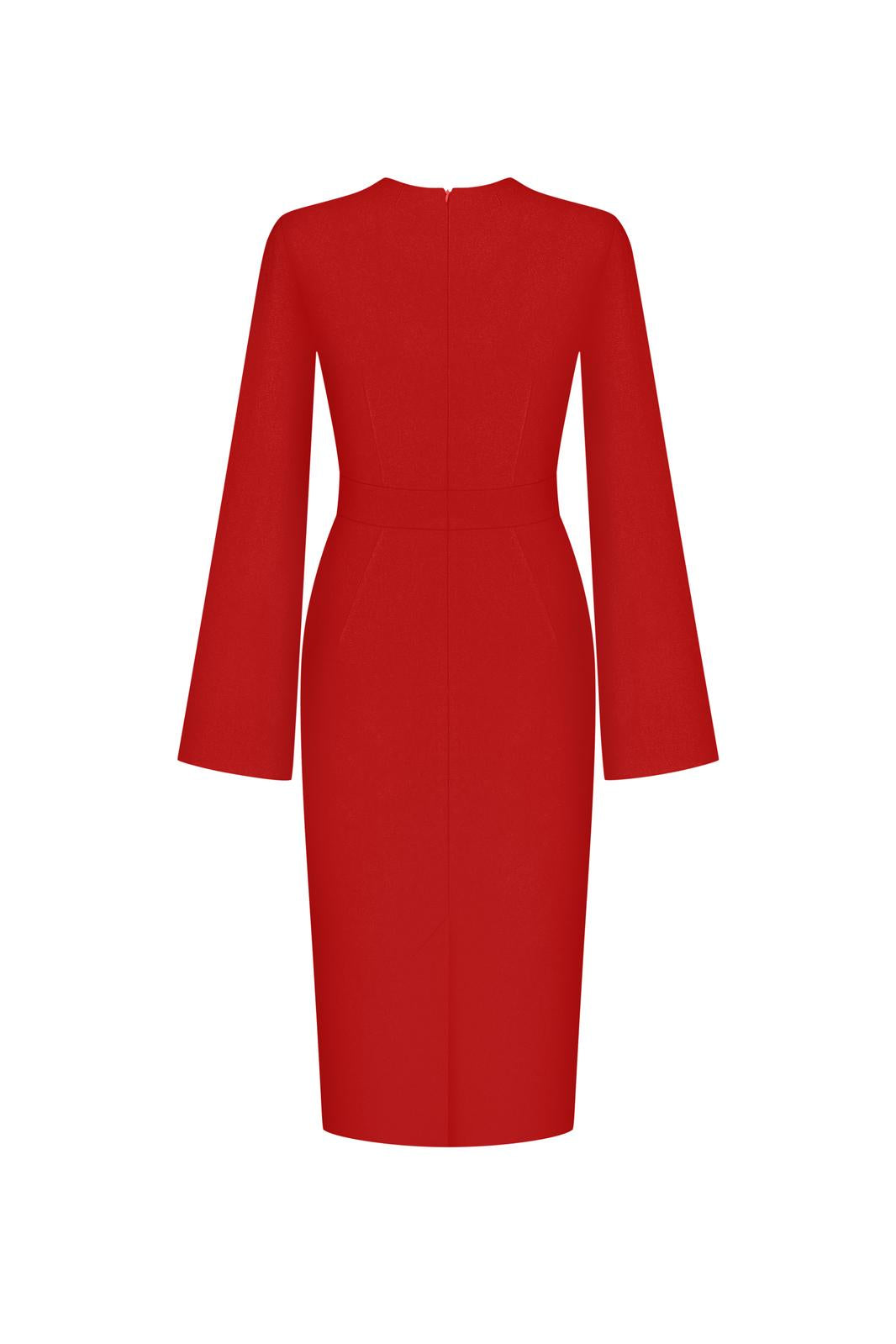 Red Cape Dress Power | Limited edition L / Red Red Cape Dress Power | Limited edition L / Red